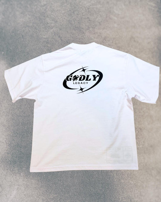 Vintage Christian T-Shirt: Ringspun Cotton Comfort Colors Tee, Godly Legacy Design