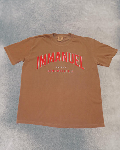 Immanuel Christian T-Shirt: Heavyweight Ringspun Cotton Comfort Colors Tee