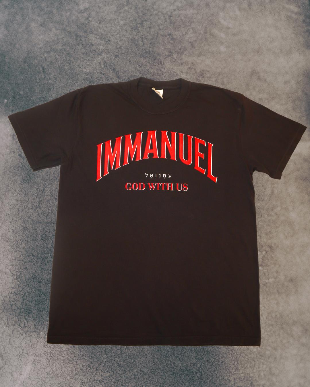 Immanuel Christian T-Shirt: Heavyweight Ringspun Cotton Comfort Colors Tee