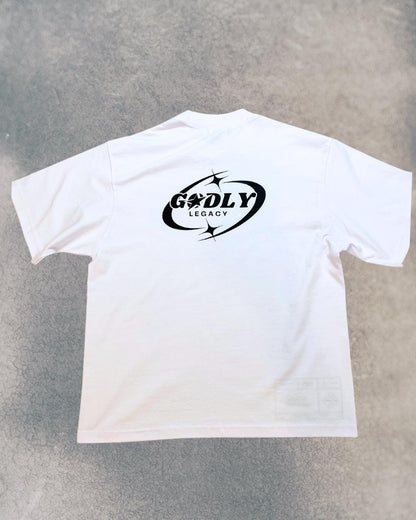 Vintage Christian T-Shirt: Ringspun Cotton Comfort Colors Tee, Godly Legacy Design