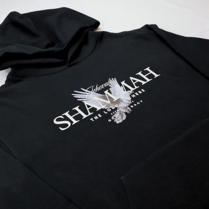 Jehovah Shammah Hoodie | Unisex Christian Heavyweight Hoodie | Bible Verse Faith Hoodie | God Is There Hoodie
