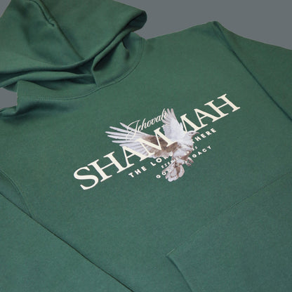 Jehovah Shammah Hoodie | Unisex Christian Heavyweight Hoodie | Bible Verse Faith Hoodie | God Is There Hoodie